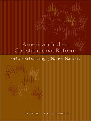 cover image of American Indian Constitutional Reform and the Rebuilding of Native Nations